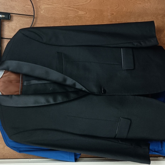 Joseph Banks Tux Sz32 Short  slim fit pants 32- 33 waist  32-34  $158+ bow tie - Picture 1 of 8